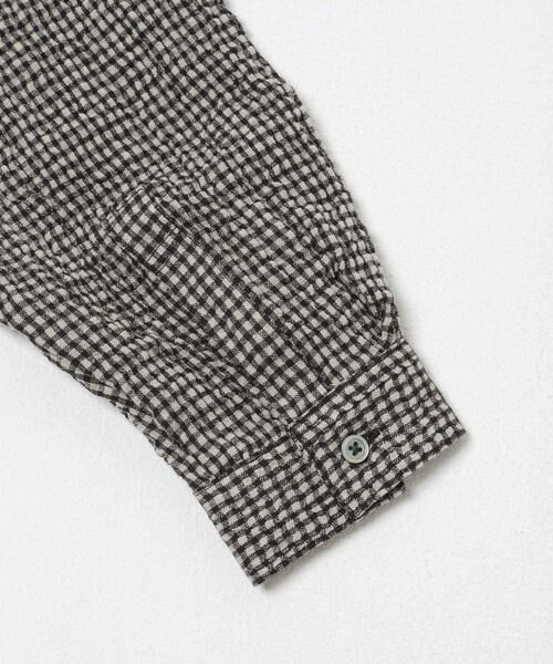 かぐれ / かぐれ シャツ・ブラウス | リネンレーヨンチェックシャツカーディガン | 詳細9