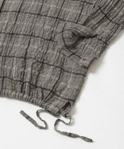 かぐれ / かぐれ シャツ・ブラウス | リネンレーヨンチェックシャツカーディガン | 詳細16