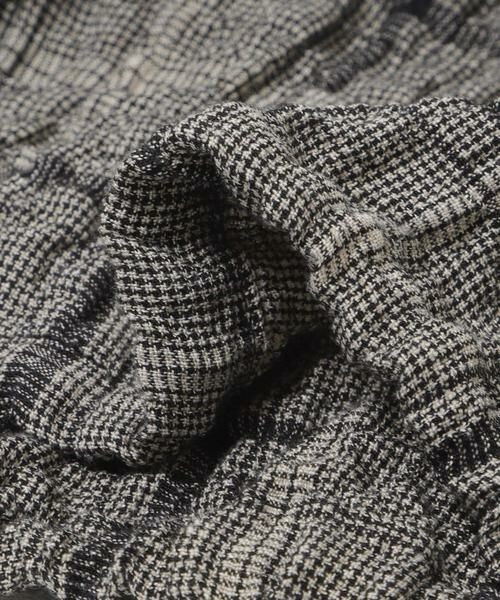 かぐれ / かぐれ シャツ・ブラウス | リネンレーヨンチェックシャツカーディガン | 詳細18