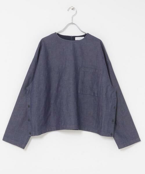 かぐれ / かぐれ シャツ・ブラウス | 綿麻デニムプルオーバー | 詳細12