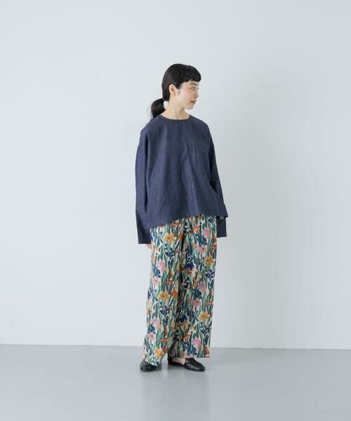 かぐれ / かぐれ シャツ・ブラウス | 綿麻デニムプルオーバー | 詳細4