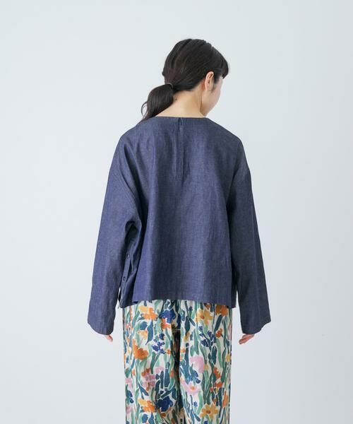 かぐれ / かぐれ シャツ・ブラウス | 綿麻デニムプルオーバー | 詳細8