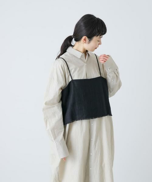 かぐれ / かぐれ その他トップス | セミウェットリネンキャミソール | 詳細1