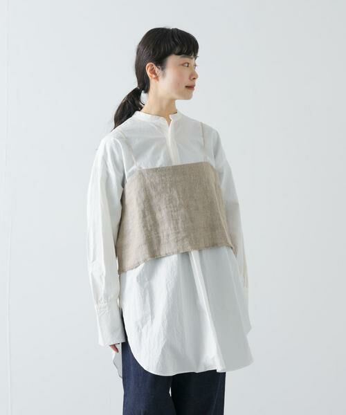 かぐれ / かぐれ その他トップス | セミウェットリネンキャミソール（ナチュラル）