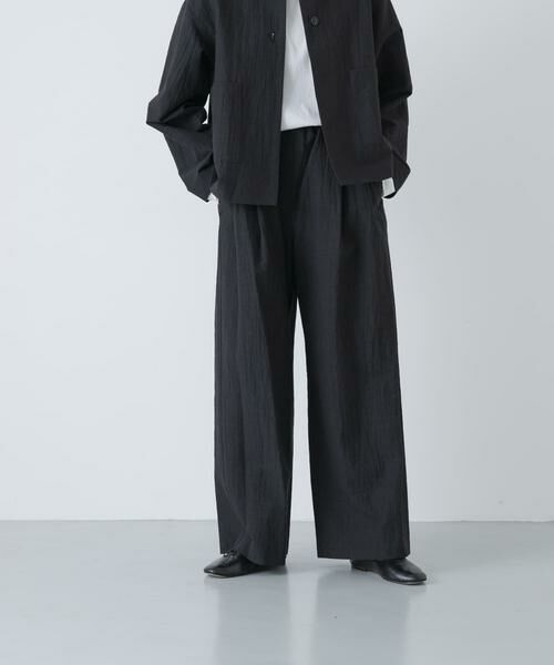 かぐれ / かぐれ その他パンツ | 『セットアップ対応』 タックイージパンツ | 詳細1