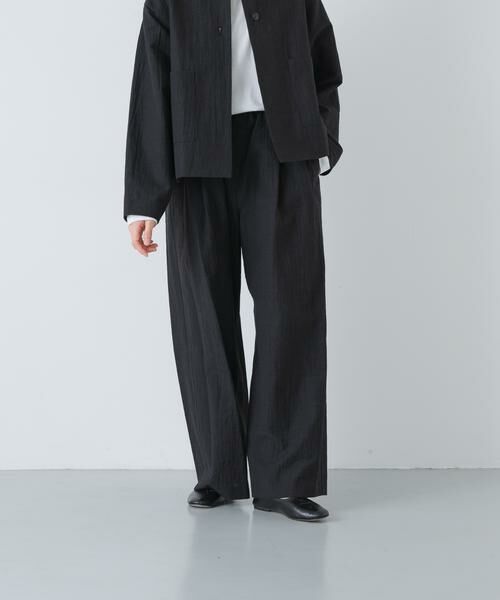 かぐれ / かぐれ その他パンツ | 『セットアップ対応』 タックイージパンツ（ブラック）