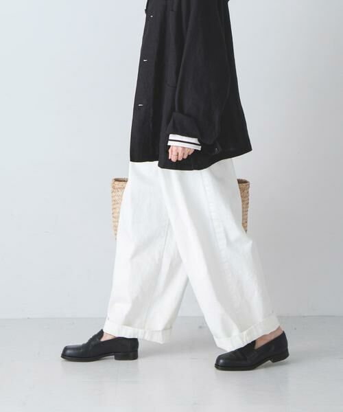 かぐれ / かぐれ その他パンツ | ホワイトデニムワイドパンツ | 詳細1