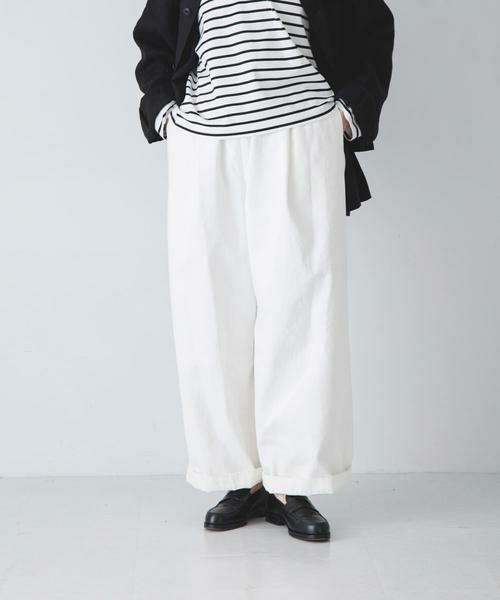 かぐれ / かぐれ その他パンツ | ホワイトデニムワイドパンツ | 詳細3