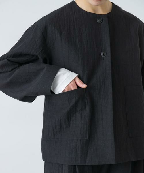 かぐれ / かぐれ ノーカラージャケット | 『セットアップ対応』 ノーカラーショートジャケット | 詳細12