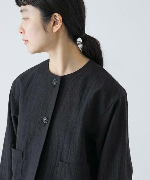 かぐれ / かぐれ ノーカラージャケット | 『セットアップ対応』 ノーカラーショートジャケット | 詳細13