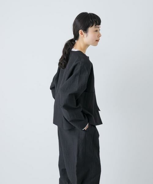 かぐれ / かぐれ ノーカラージャケット | 『セットアップ対応』 ノーカラーショートジャケット | 詳細3