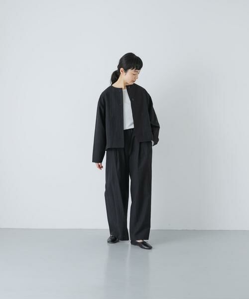 かぐれ / かぐれ ノーカラージャケット | 『セットアップ対応』 ノーカラーショートジャケット | 詳細6