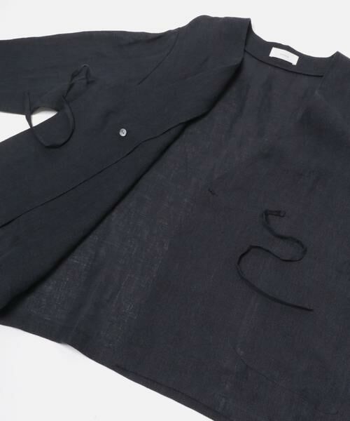 かぐれ / かぐれ ノーカラージャケット | リネンカシュクールカーディガンジャケット | 詳細14