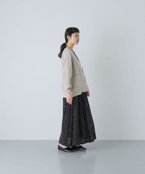 かぐれ / かぐれ ノーカラージャケット | リネンカシュクールカーディガンジャケット | 詳細20