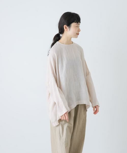 かぐれ / かぐれ シャツ・ブラウス | リネンボイルワイドプルオーバー | 詳細2