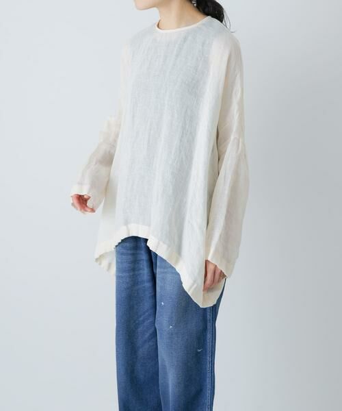 かぐれ / かぐれ シャツ・ブラウス | リネンボイルワイドプルオーバー | 詳細14