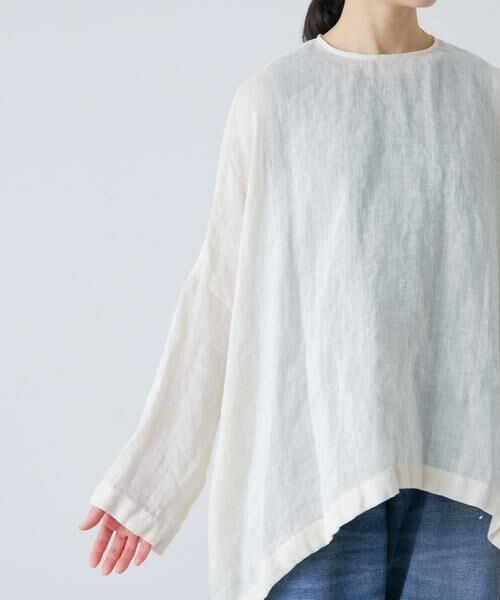 かぐれ / かぐれ シャツ・ブラウス | リネンボイルワイドプルオーバー | 詳細24