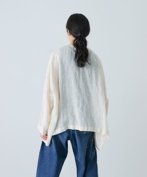 かぐれ / かぐれ シャツ・ブラウス | リネンボイルワイドプルオーバー | 詳細17