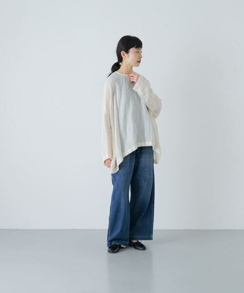 かぐれ / かぐれ シャツ・ブラウス | リネンボイルワイドプルオーバー | 詳細18