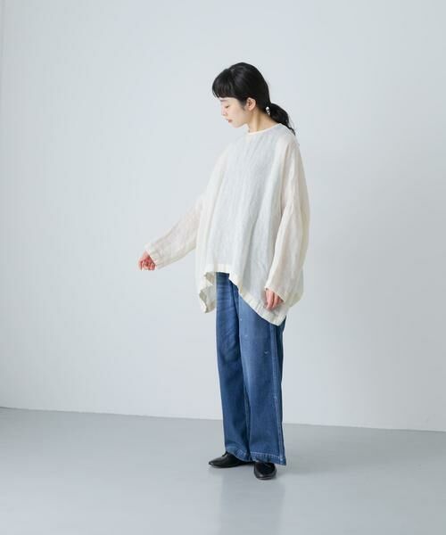 かぐれ / かぐれ シャツ・ブラウス | リネンボイルワイドプルオーバー | 詳細19
