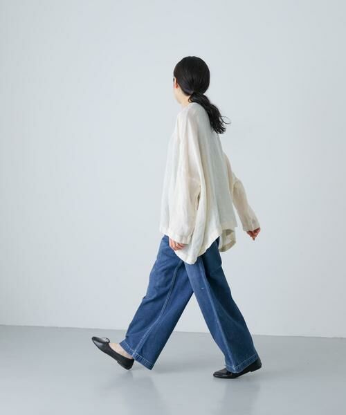 かぐれ / かぐれ シャツ・ブラウス | リネンボイルワイドプルオーバー | 詳細20