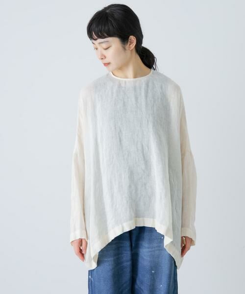 かぐれ / かぐれ シャツ・ブラウス | リネンボイルワイドプルオーバー | 詳細21