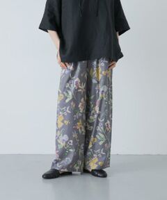 かぐれ / かぐれ その他パンツ | コットンリネンプリントイージーパンツ