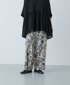かぐれ / かぐれ その他パンツ | コットンリネンプリントイージーパンツ