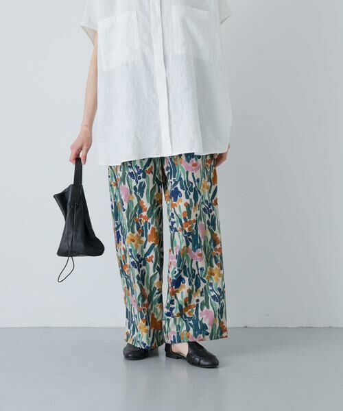 かぐれ / かぐれ その他パンツ | コットンリネンプリントイージーパンツ | 詳細1