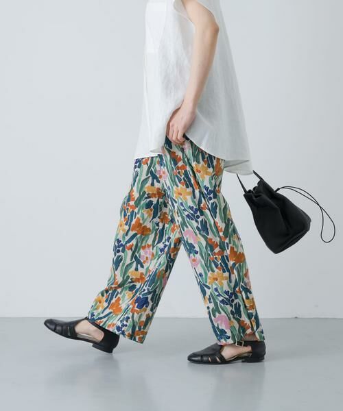 かぐれ / かぐれ その他パンツ | コットンリネンプリントイージーパンツ | 詳細2
