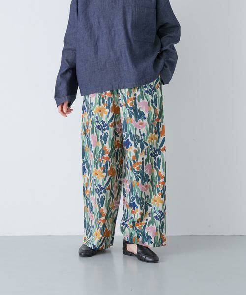 かぐれ / かぐれ その他パンツ | コットンリネンプリントイージーパンツ | 詳細5