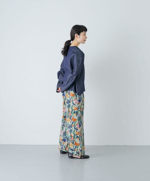 かぐれ / かぐれ その他パンツ | コットンリネンプリントイージーパンツ | 詳細7