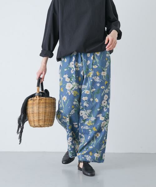 かぐれ / かぐれ その他パンツ | コットンリネンプリントイージーパンツ | 詳細10