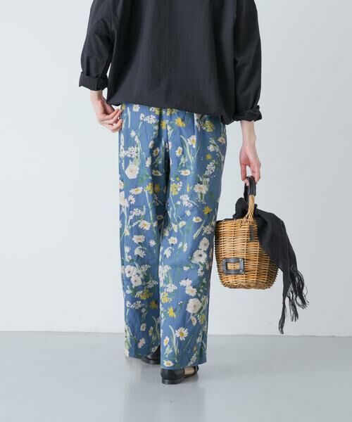 かぐれ / かぐれ その他パンツ | コットンリネンプリントイージーパンツ | 詳細12