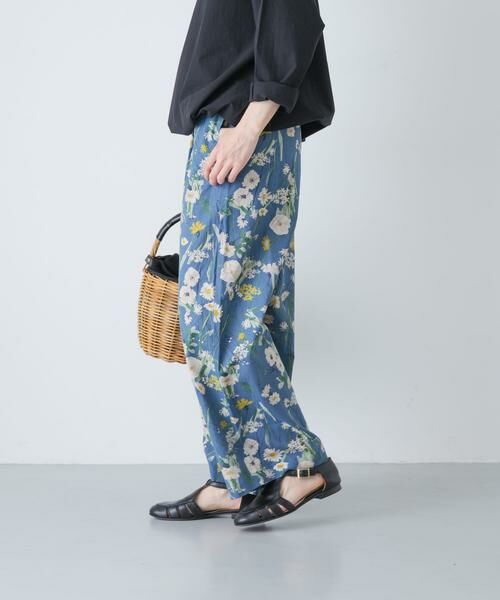 かぐれ / かぐれ その他パンツ | コットンリネンプリントイージーパンツ | 詳細13