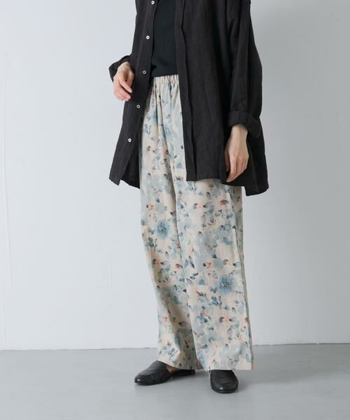 かぐれ / かぐれ その他パンツ | コットンリネンプリントイージーパンツ | 詳細5