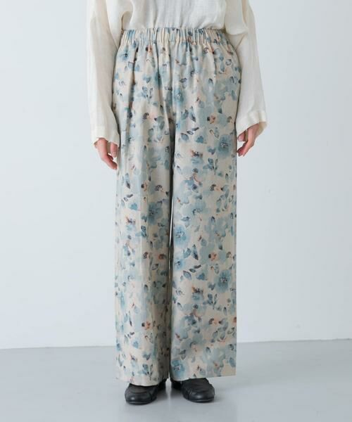 かぐれ / かぐれ その他パンツ | コットンリネンプリントイージーパンツ | 詳細8