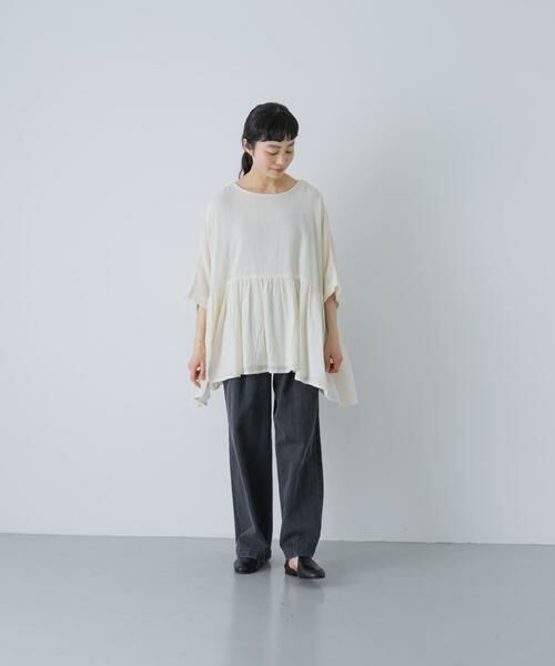 かぐれ / かぐれ シャツ・ブラウス | コットンクレープギャザーブラウス | 詳細5