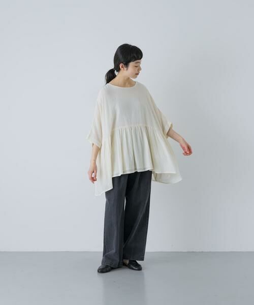 かぐれ / かぐれ シャツ・ブラウス | コットンクレープギャザーブラウス | 詳細6