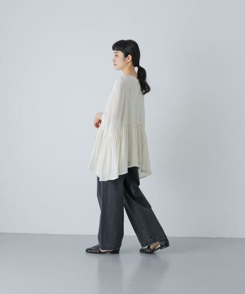 かぐれ / かぐれ シャツ・ブラウス | コットンクレープギャザーブラウス | 詳細7