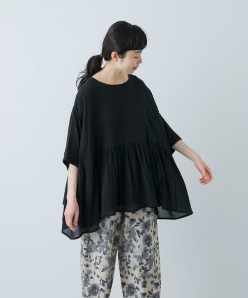 かぐれ / かぐれ シャツ・ブラウス | コットンクレープギャザーブラウス | 詳細13