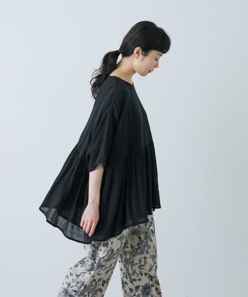 かぐれ / かぐれ シャツ・ブラウス | コットンクレープギャザーブラウス | 詳細14