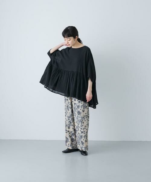 かぐれ / かぐれ シャツ・ブラウス | コットンクレープギャザーブラウス | 詳細15