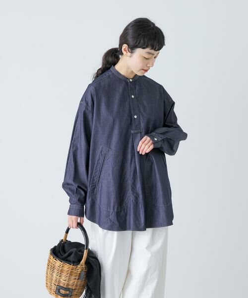 かぐれ / かぐれ シャツ・ブラウス | デニムプルオーバーシャツ | 詳細1