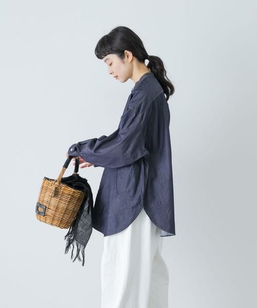 かぐれ / かぐれ シャツ・ブラウス | デニムプルオーバーシャツ | 詳細3