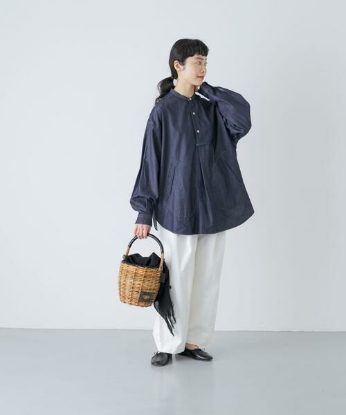 かぐれ / かぐれ シャツ・ブラウス | デニムプルオーバーシャツ | 詳細4
