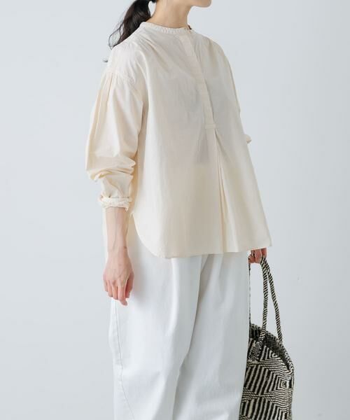 かぐれ / かぐれ シャツ・ブラウス | オーバーダイプルオーバーシャツ（アイボリー）