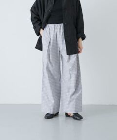 かぐれ / かぐれ その他パンツ | ギンガムタックワイドパンツ