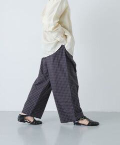 かぐれ / かぐれ その他パンツ | ギンガムタックワイドパンツ