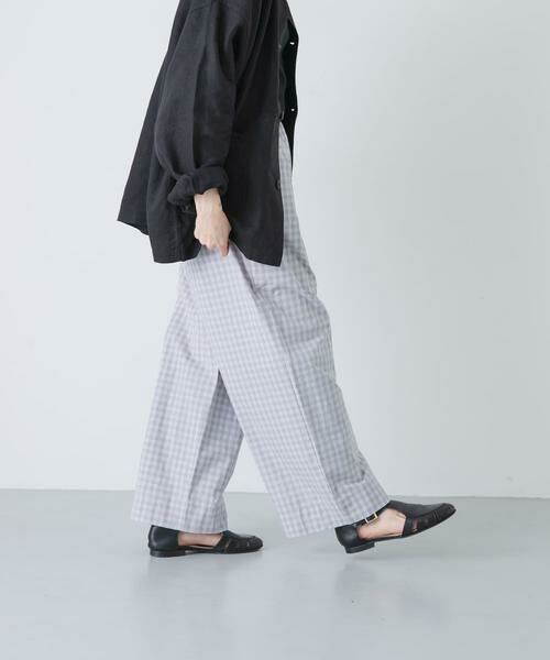 かぐれ / かぐれ その他パンツ | ギンガムタックワイドパンツ | 詳細3